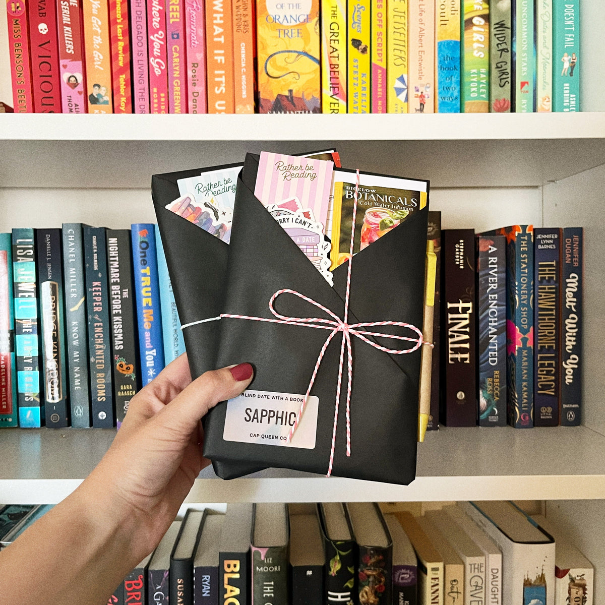 Blind Date with a Book with Book Review Sticky Note Pad | Free Shipping