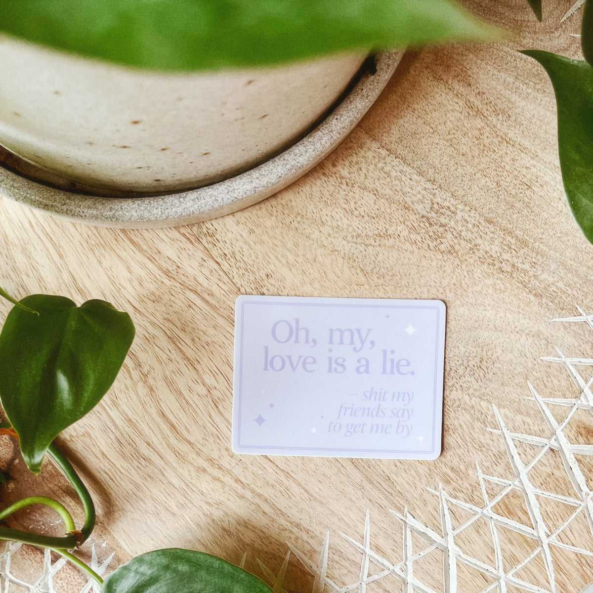 Taylor Swift Sticker — Love is a Lie