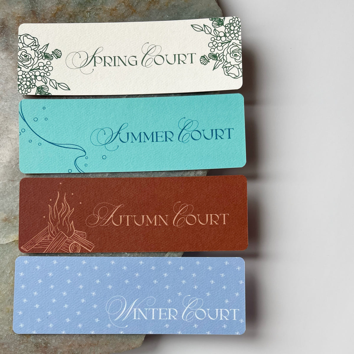 ACOTAR 7 Courts Bookmark Bundle